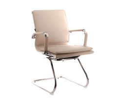 Кресло для посетителей Everprof Nerey CF Экокожа Бежевый Кресло для посетителей Everprof Nerey CF Экокожа Бежевый