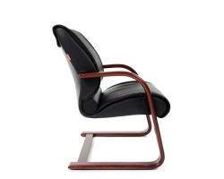 Кресло для посетителя CHAIRMAN 445 WD черное-foto3