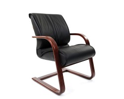 Кресло для посетителя CHAIRMAN 445 WD черное