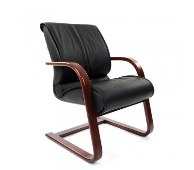 Кресло для посетителя CHAIRMAN 445 WD черное