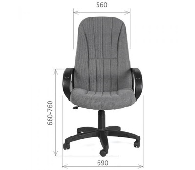 Кресло CHAIRMAN 685 ткань, черное