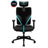 Кресло компьютерное игровое ThunderX3 YAMA1 Black-Cyan