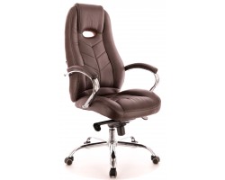 Кресло руководителя Everprof Drift M кожа коричневый