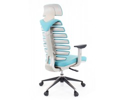 Кресло офисное Everprof Ergo Grey ткань бирюзовый-foto3