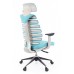 Кресло офисное  Everprof Ergo Grey ткань бирюзовый