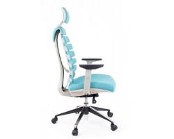 Кресло офисное Everprof Ergo Grey ткань бирюзовый-foto2