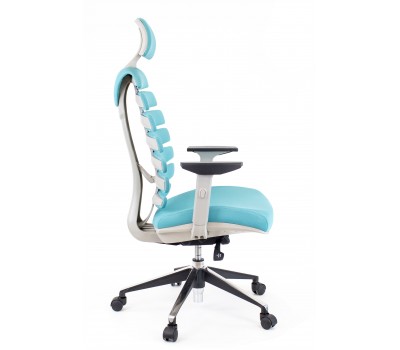 Кресло офисное  Everprof Ergo Grey ткань бирюзовый