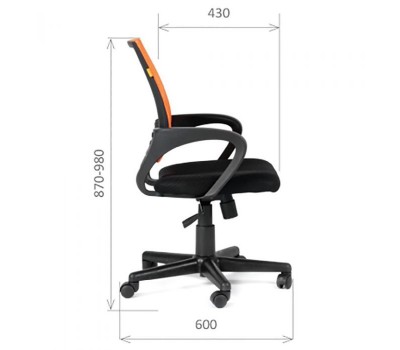 Кресло офисное CHAIRMAN 696 красное