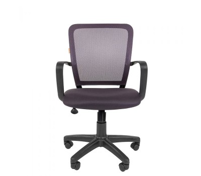 Кресло офисное CHAIRMAN 698 black серое