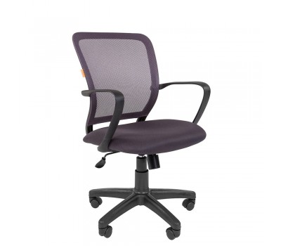 Кресло офисное CHAIRMAN 698 black серое