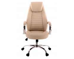 Кресло руководителя Everprof Era TM Экокожа Бежевый-foto3