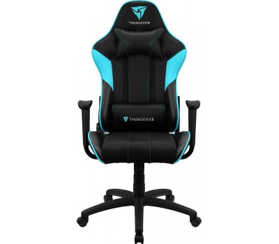 Кресло компьютерное игровое ThunderX3 EC3 Black-Cyan AIR