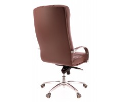 Кресло руководителя Everprof Atlant AL M экокожа коричневый-foto2