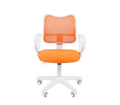 Кресло офисное CHAIRMAN 450 LT White оранжевое