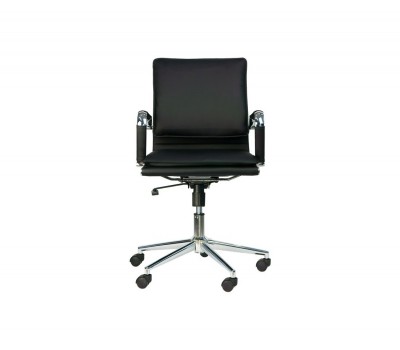 Кресло для персонала Everprof Nerey LB T экокожа черный