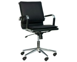 Кресло для персонала Everprof Nerey LB T экокожа черный