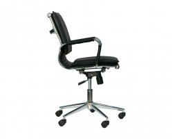 Кресло для персонала Everprof Nerey LB T экокожа черный-foto3