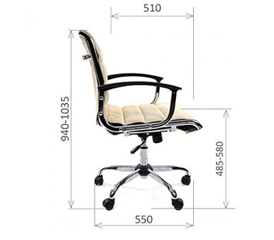 Кресло руководителя CHAIRMAN 760M  коричневое