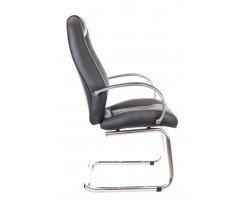 Кресло для посетителей Everprof Drift Full CF Экокожа Черный-foto3