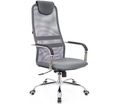 Кресло руководителя Everprof EP 708 TM сетка серый