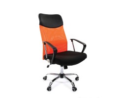 Кресло для руководителя CHAIRMAN 610, оранжевое