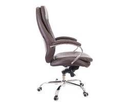 Кресло руководителя Everprof Valencia M Экокожа Коричневый-foto2