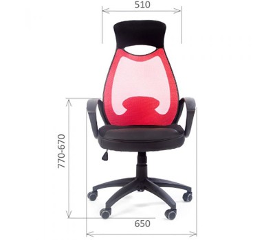 Кресло руководителяCHAIRMAN CH 840 black голубое