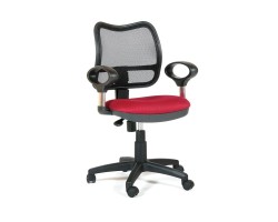 Кресло офисное CHAIRMAN CH 450 красное