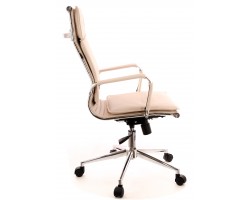Кресло руководителя Everprof Nerey T Экокожа Бежевый-foto3
