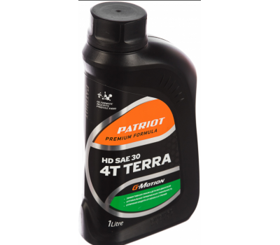 Масло 4х-тактное минеральное PATRIOT G-MOTION HD SAE 30 TERRA