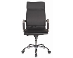 Кресло руководителя Бюрократ Ch-993 черный эко.кожа крестовина металл хром-foto2