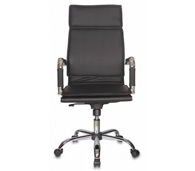 Кресло руководителя Бюрократ Ch-993 черный эко.кожа крестовина металл хром