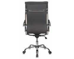 Кресло руководителя Бюрократ Ch-993 черный эко.кожа крестовина металл хром-foto4