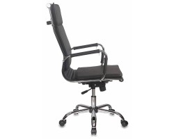 Кресло руководителя Бюрократ Ch-993 черный эко.кожа крестовина металл хром-foto3