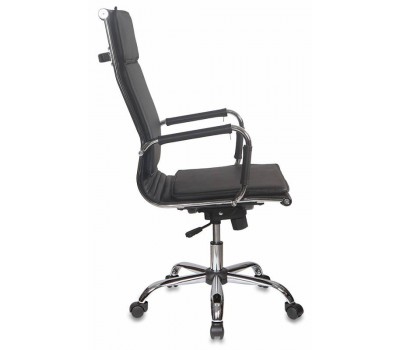 Кресло руководителя Бюрократ Ch-993 черный эко.кожа крестовина металл хром