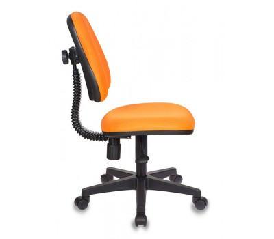 Кресло детское Бюрократ KD-4 оранжевый TW-96-1 крестовина пластик