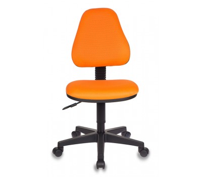 Кресло детское Бюрократ KD-4 оранжевый TW-96-1 крестовина пластик