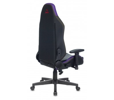 Кресло игровое Zombie HERO JOKER PRO черный/фиолетовый эко.кожа с подголов. крестовина пластик