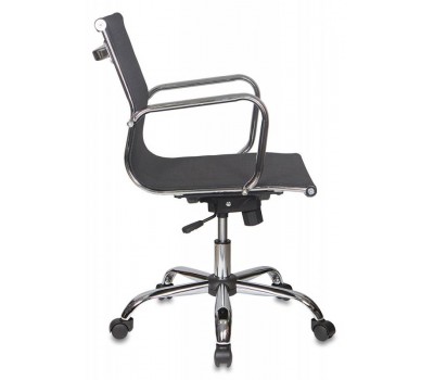 Кресло руководителя Бюрократ CH-993-Low черный M01 сетка низк.спин. крестовина металл хром
