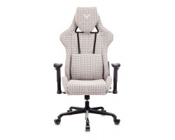 Кресло игровое Zombie VIKING LOFT серый Morris-1 гусин.лапка с подголов. крестовина металл-foto2