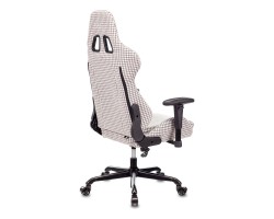 Кресло игровое Zombie VIKING LOFT серый Morris-1 гусин.лапка с подголов. крестовина металл-foto15