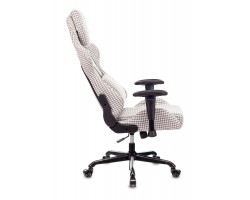 Кресло игровое Zombie VIKING LOFT серый Morris-1 гусин.лапка с подголов. крестовина металл-foto5