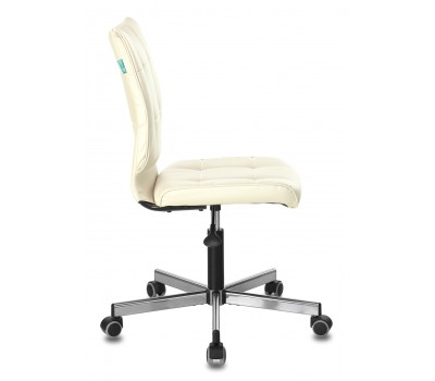 Кресло Бюрократ CH-330M бежевый Orion-10 эко.кожа крестовина металл хром