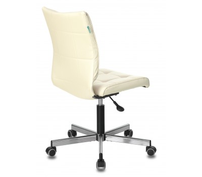 Кресло Бюрократ CH-330M бежевый Orion-10 эко.кожа крестовина металл хром