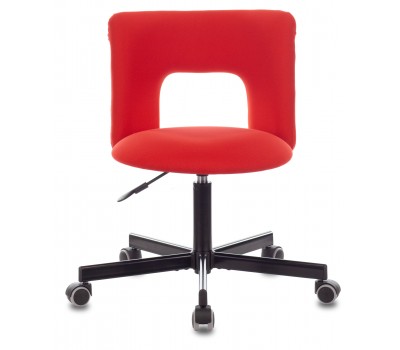 Кресло Бюрократ KF-1M красный 26-22 крестовина металл черный