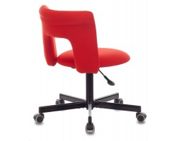 Кресло Бюрократ KF-1M красный 26-22 крестовина металл черный-foto4