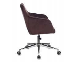 Кресло Бюрократ CH-380SL мокко Italia 6 крестовина металл хром-foto3