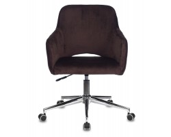 Кресло Бюрократ CH-380SL мокко Italia 6 крестовина металл хром-foto2