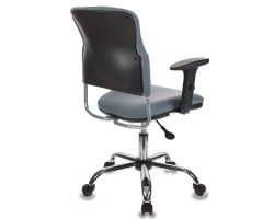 Кресло Бюрократ CH-323AXSN серый 26-25 крестовина металл хром-foto4