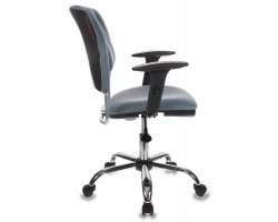 Кресло Бюрократ CH-323AXSN серый 26-25 крестовина металл хром-foto3